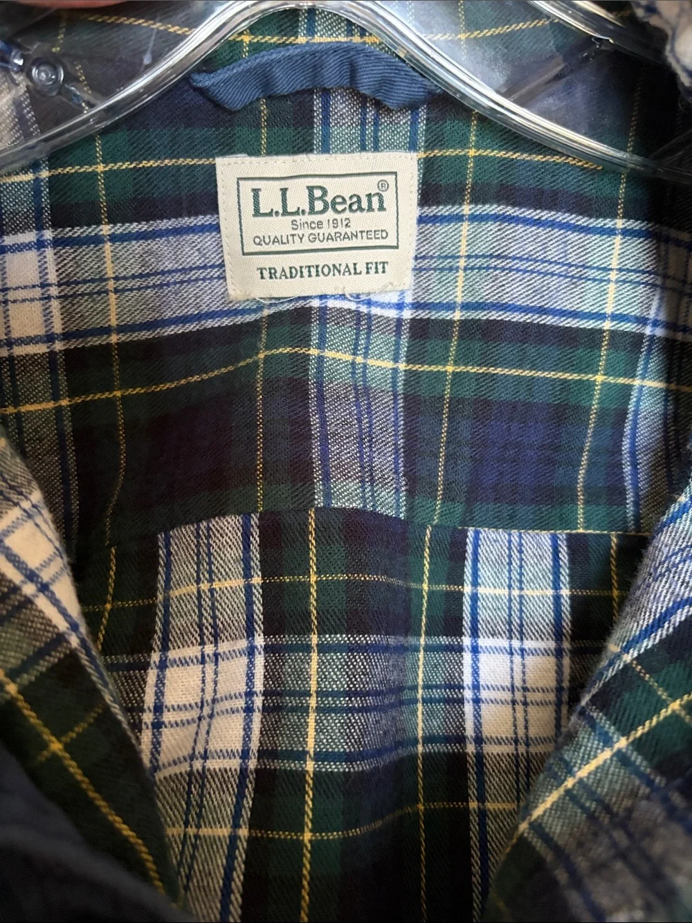 Men’s L.L. Bean Flannel Lined Shirt/Shacket